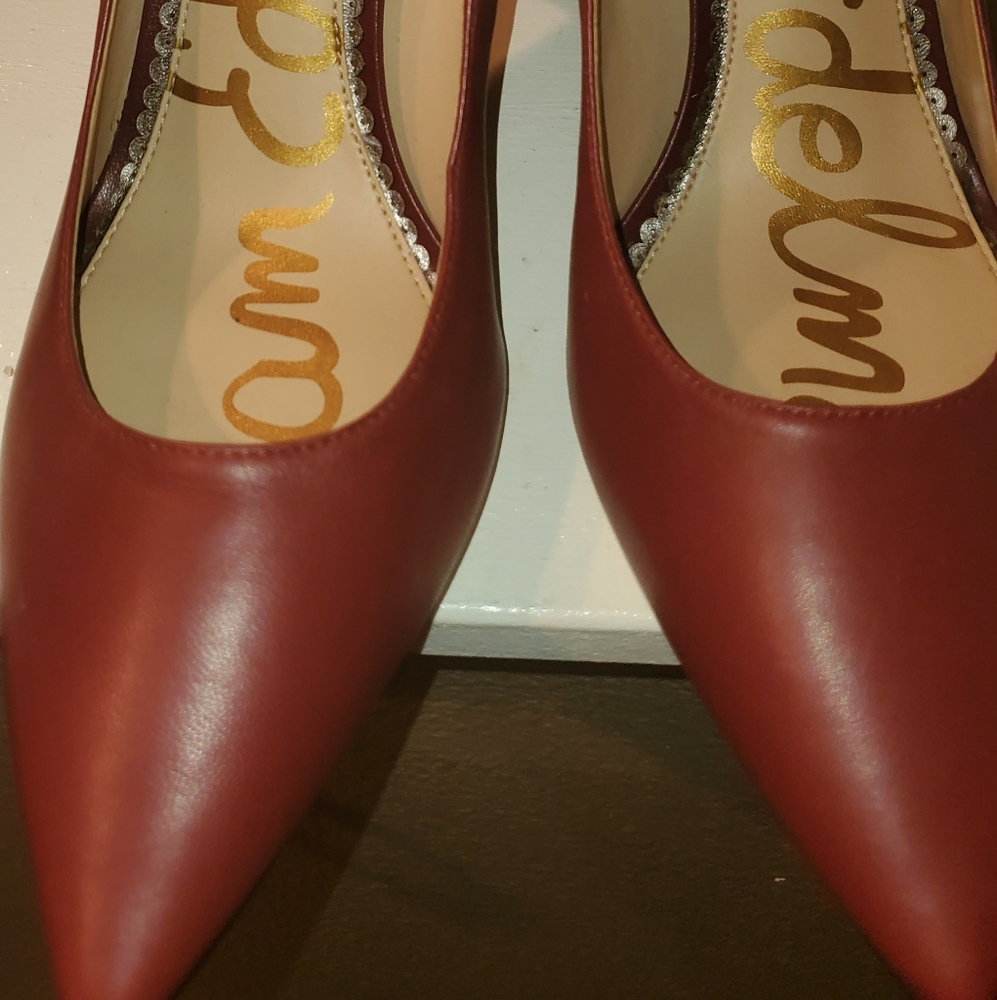 Sam Edelman Burgundy Women Heels